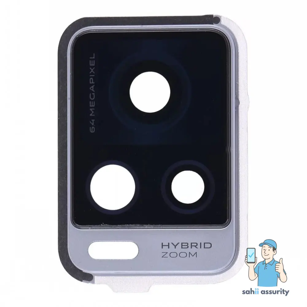 Camera Lens Glass with Frame for Vivo S7 5G Black